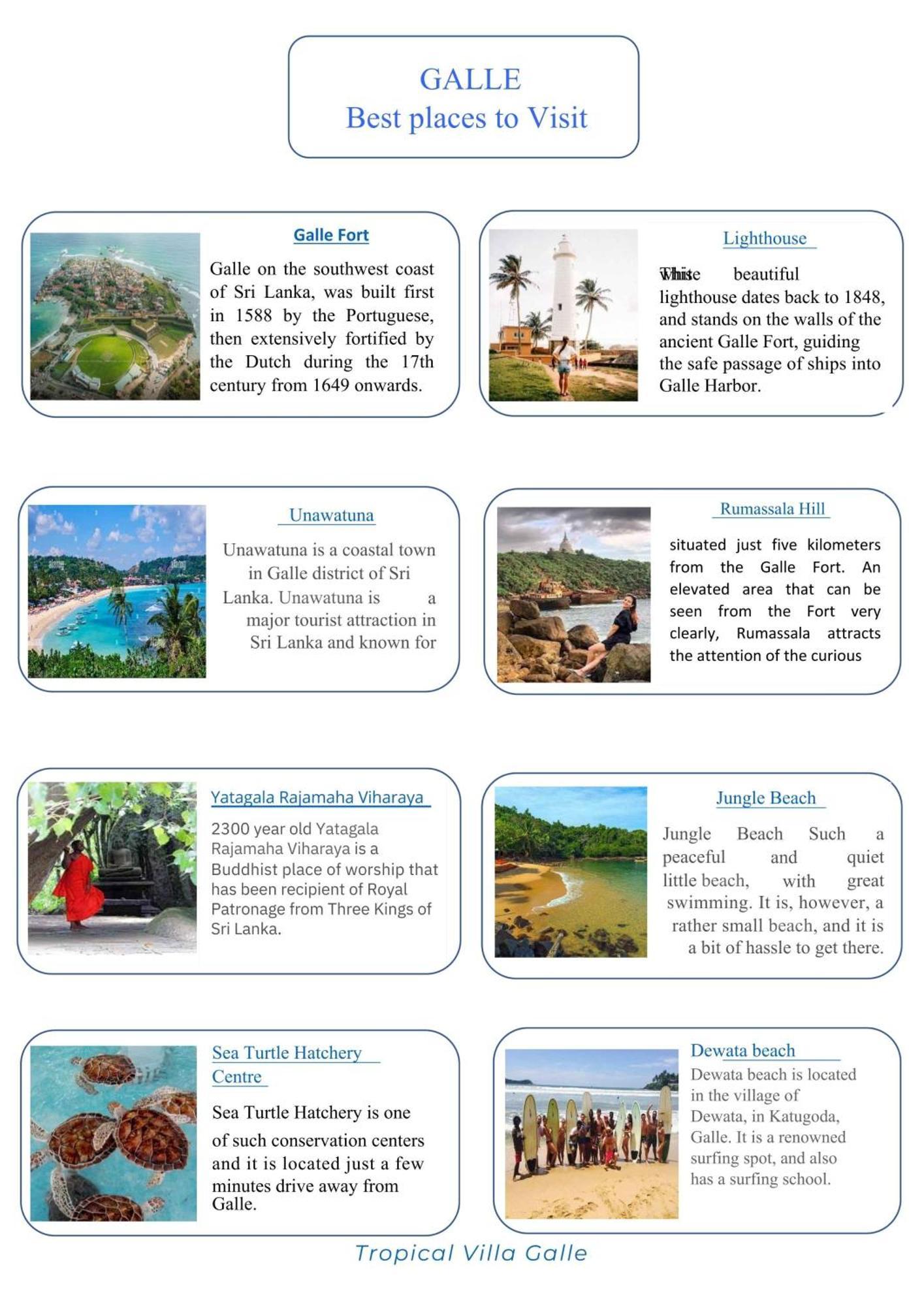 Tropical Villa Galle Dış mekan fotoğraf